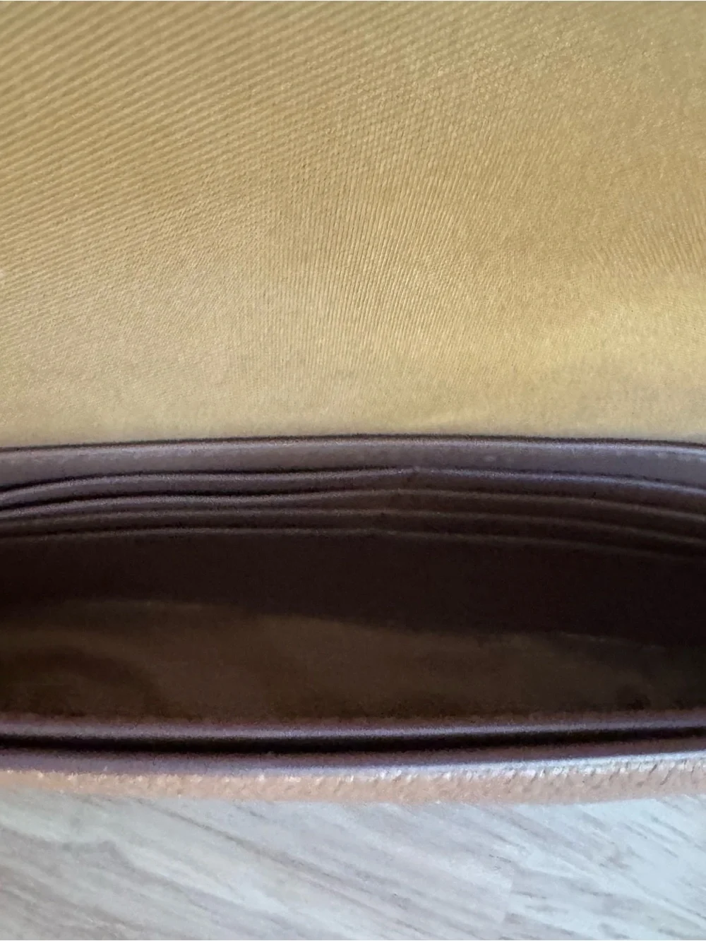 Marc Jacobs Brown Pebbled Leather Zip Wallet with Debossed THE MINI BAG